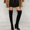 Marc Fisher Okun Thigh High Boots in Black, Size 5 New in Box EXCELLENT!