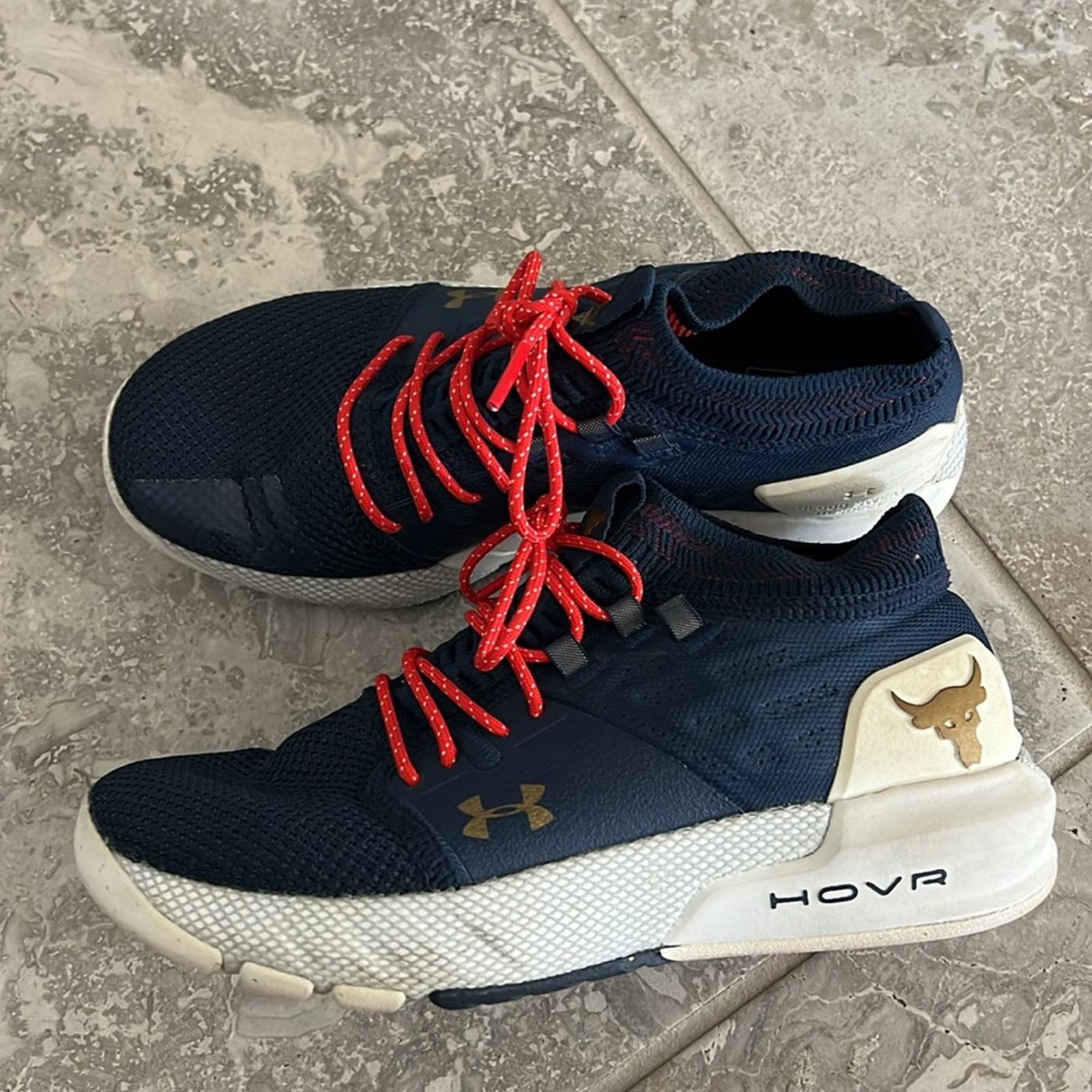 Under Armour Project Rock 2 Navy/Grey Sneakers Size US 6 , EU 36.5 EXCELLENT!