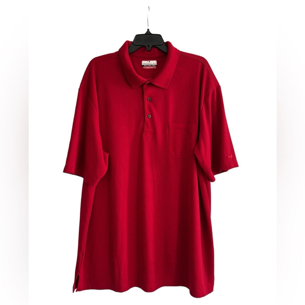 Grand Slam Red Polo Shirt, Size XXLT EXCELLENT!