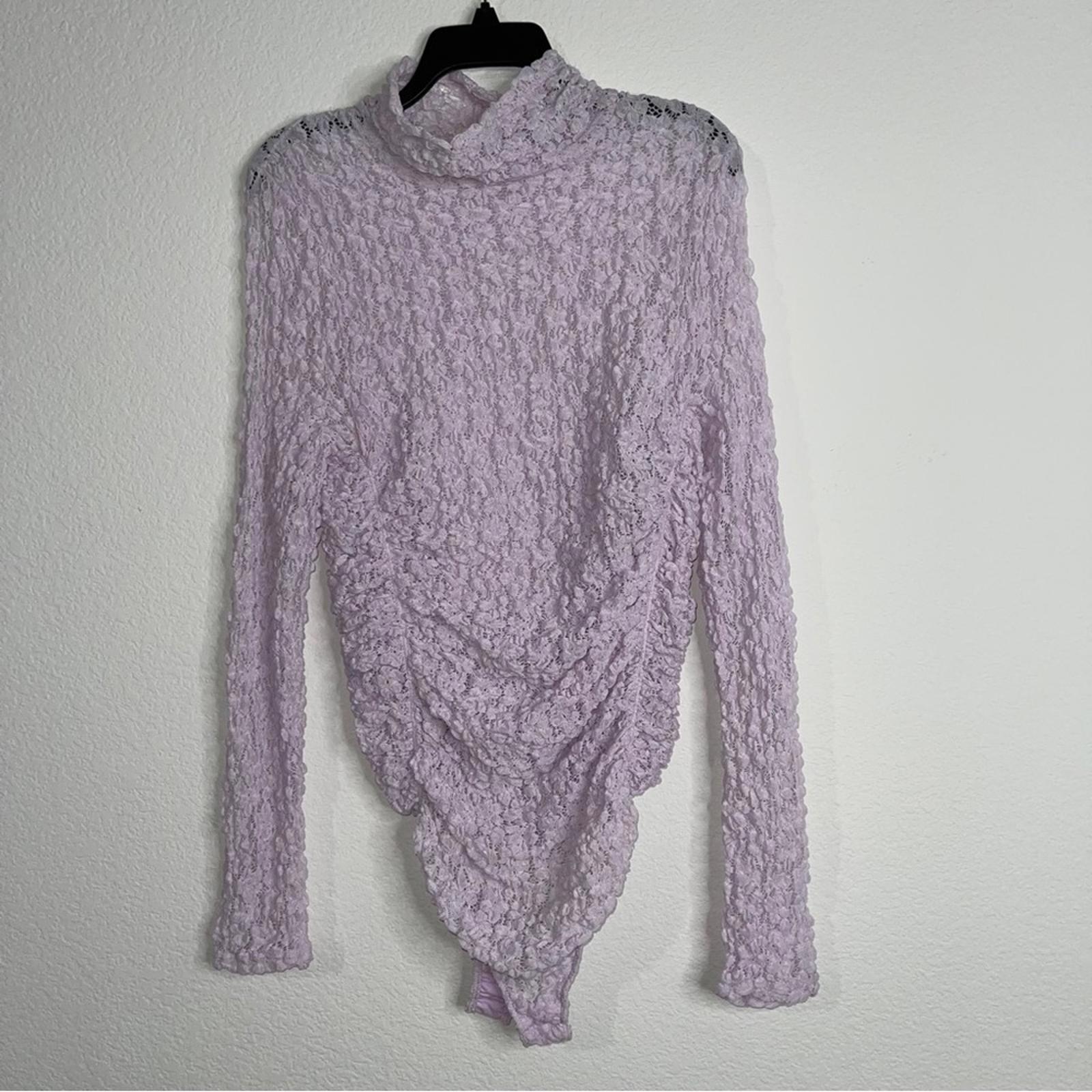 Intimately Free People Lavender Day N Night Lace Bodysuit, Size L EXCELLENT
