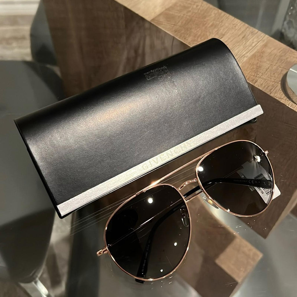 Givenchy Womens Rose Gold Sunglasses One Size, New w/Case