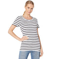 J.Crew Perfect Fit 1X1 Ribbed Stripe T-Shirt, Size L