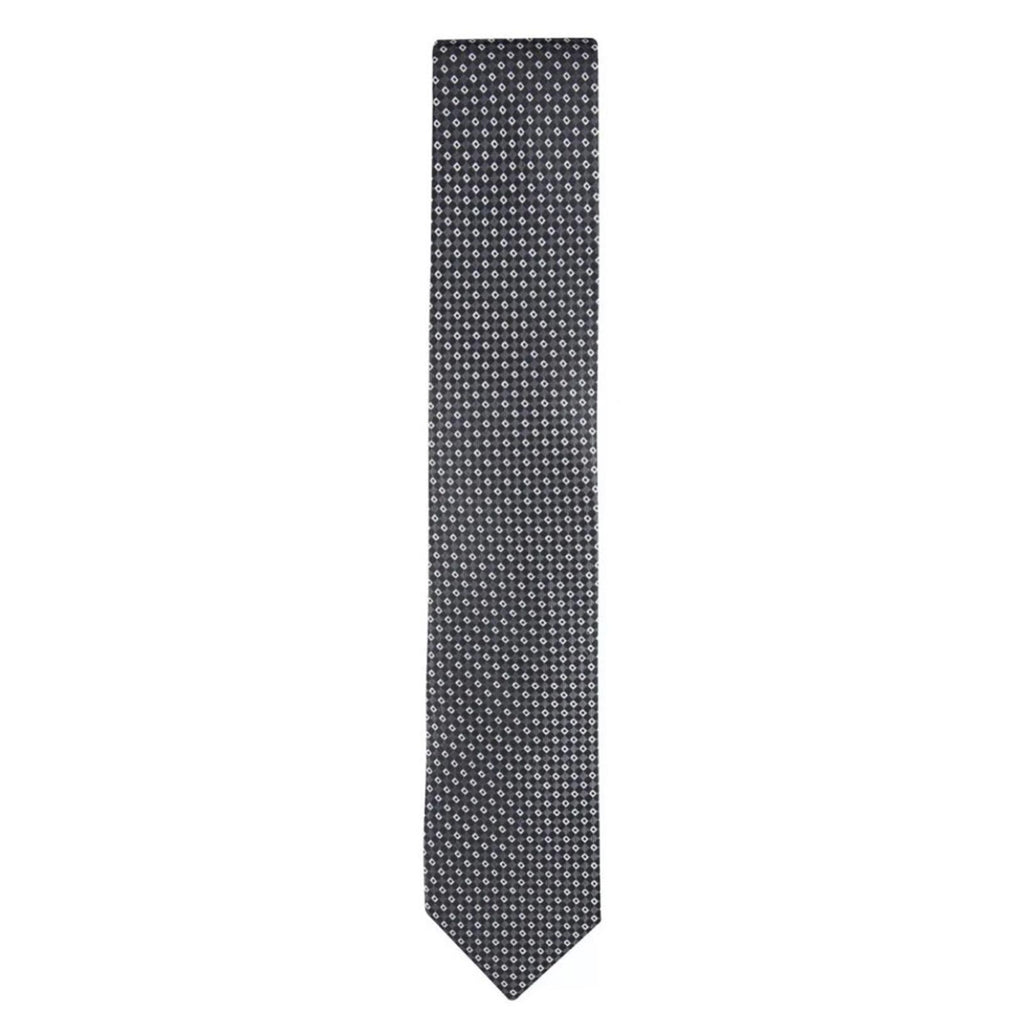 Calvin Klein Men's Square Medallion Tie in Black, One Size, NWT