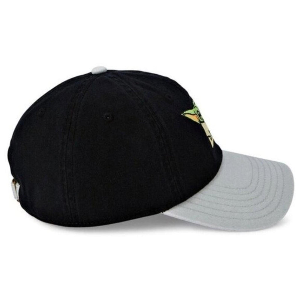 Disney’s Star Wars The Mandalorian Strap Back Dad Hat in Black, One Size, NWT