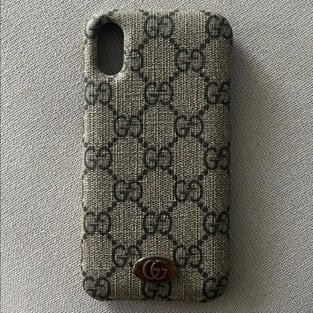 Gucci GG Supreme Monogram Ophidia iPhone Case, New in Box, Retail $370