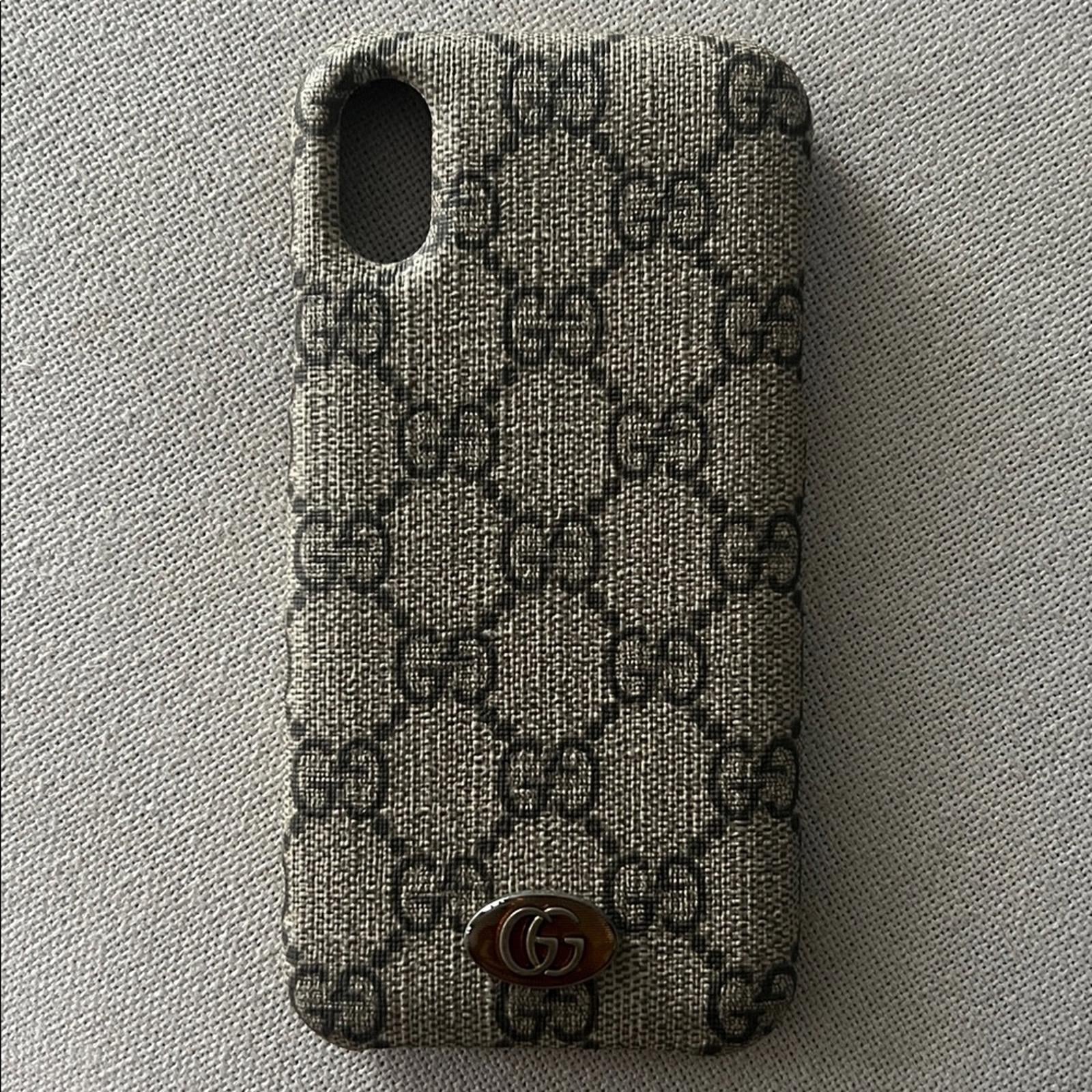 Gucci GG Supreme Monogram Ophidia iPhone Case, New in Box, Retail $370