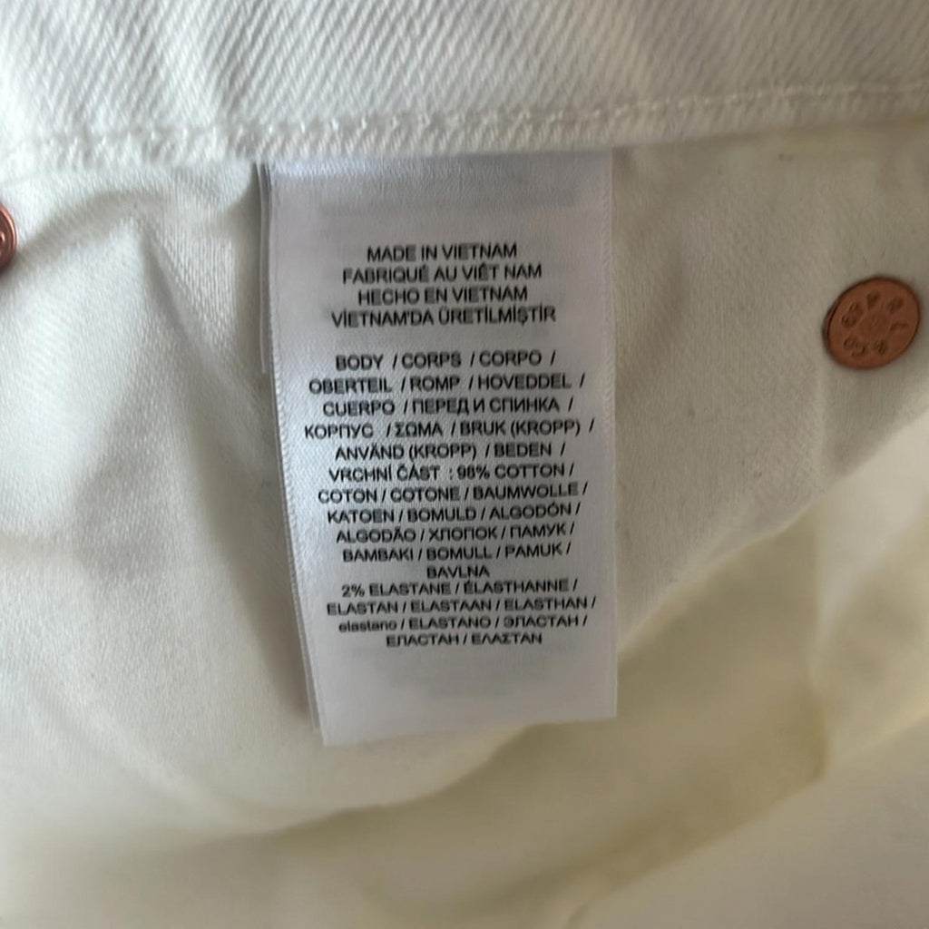 Polo Ralph Lauren Curved Tapered Jeans in Crocus Was/White Size 28 NEW w/Tag