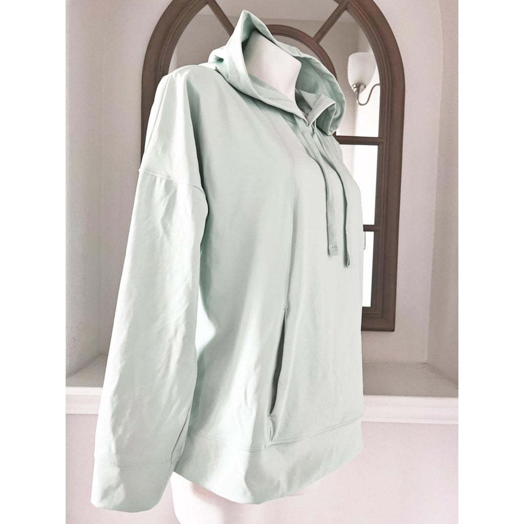 ID Ideology Techy Drawstring-Hood Hoodie, Mint Wash Plus Size 1X New w/Tag