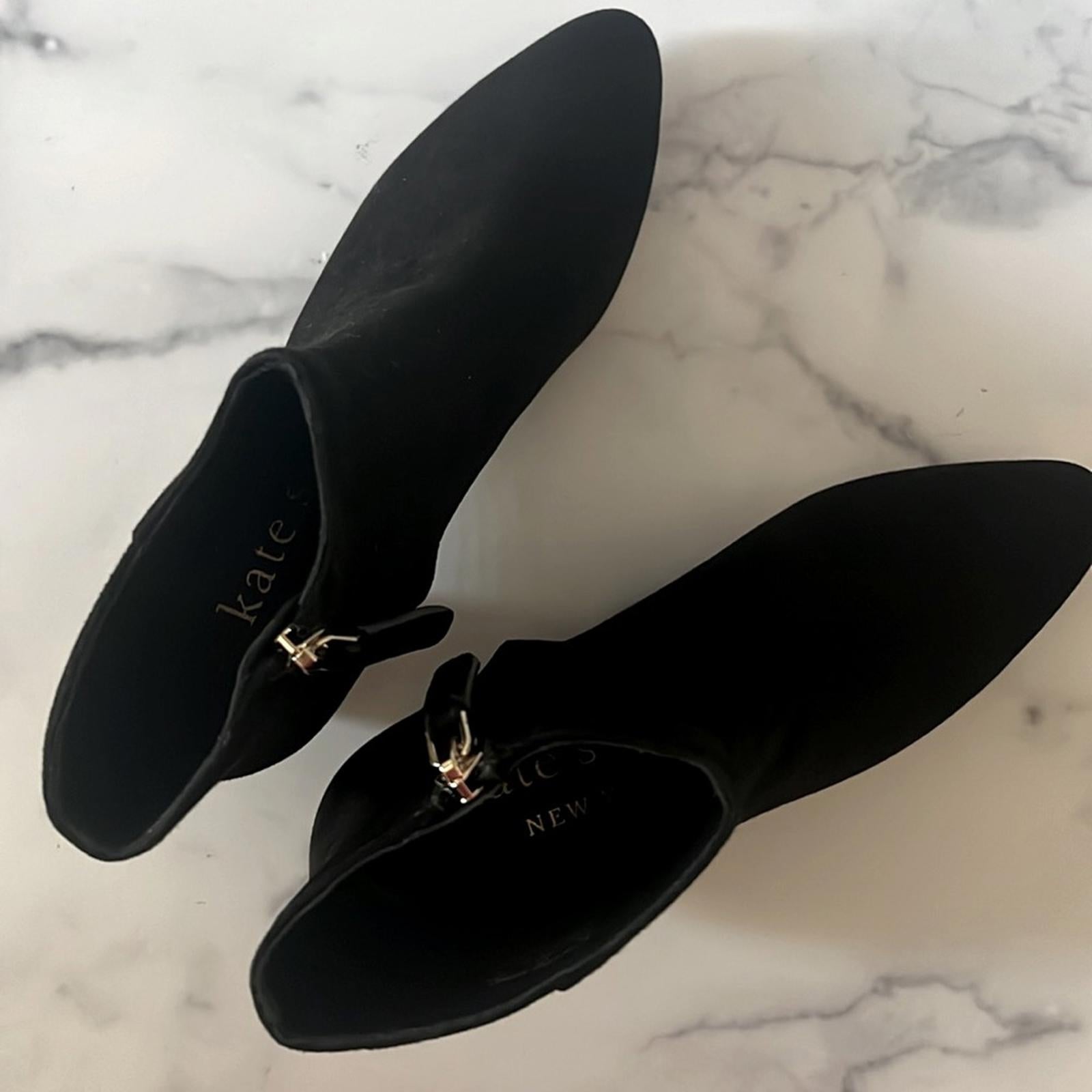 Kate Spade New York Sydney Pointed Toe Dress Booties, Black Size 6 New in Box