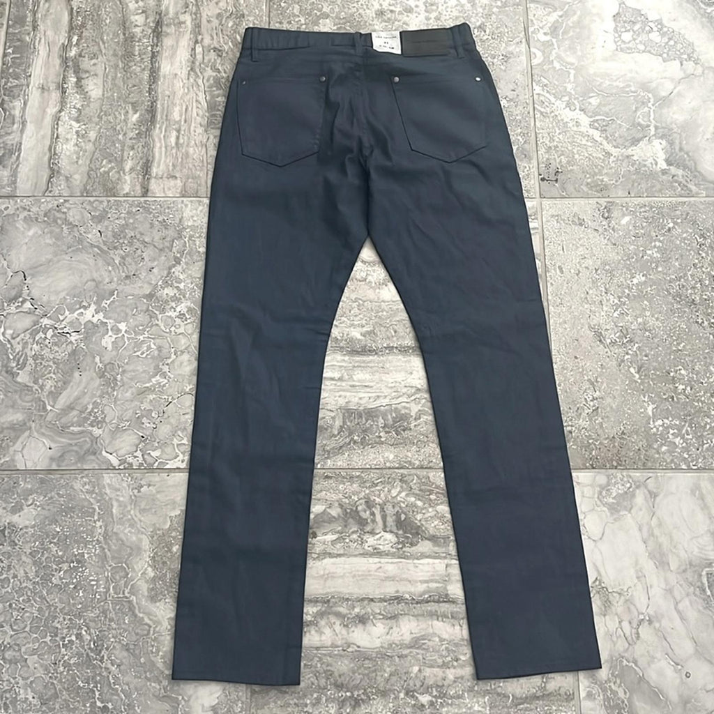 John Varvatos Coated Navy Jeans, Size 31 New w/Tag $368