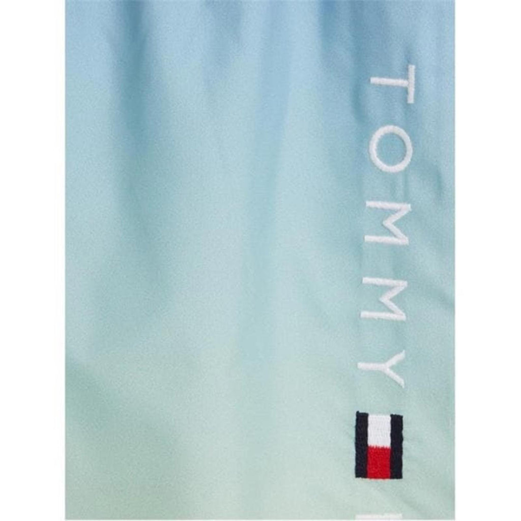 Tommy Hilfiger Ombre Classic Swim Shorts in Blue/Green/Yellow, Quick-Dry NWT XXL