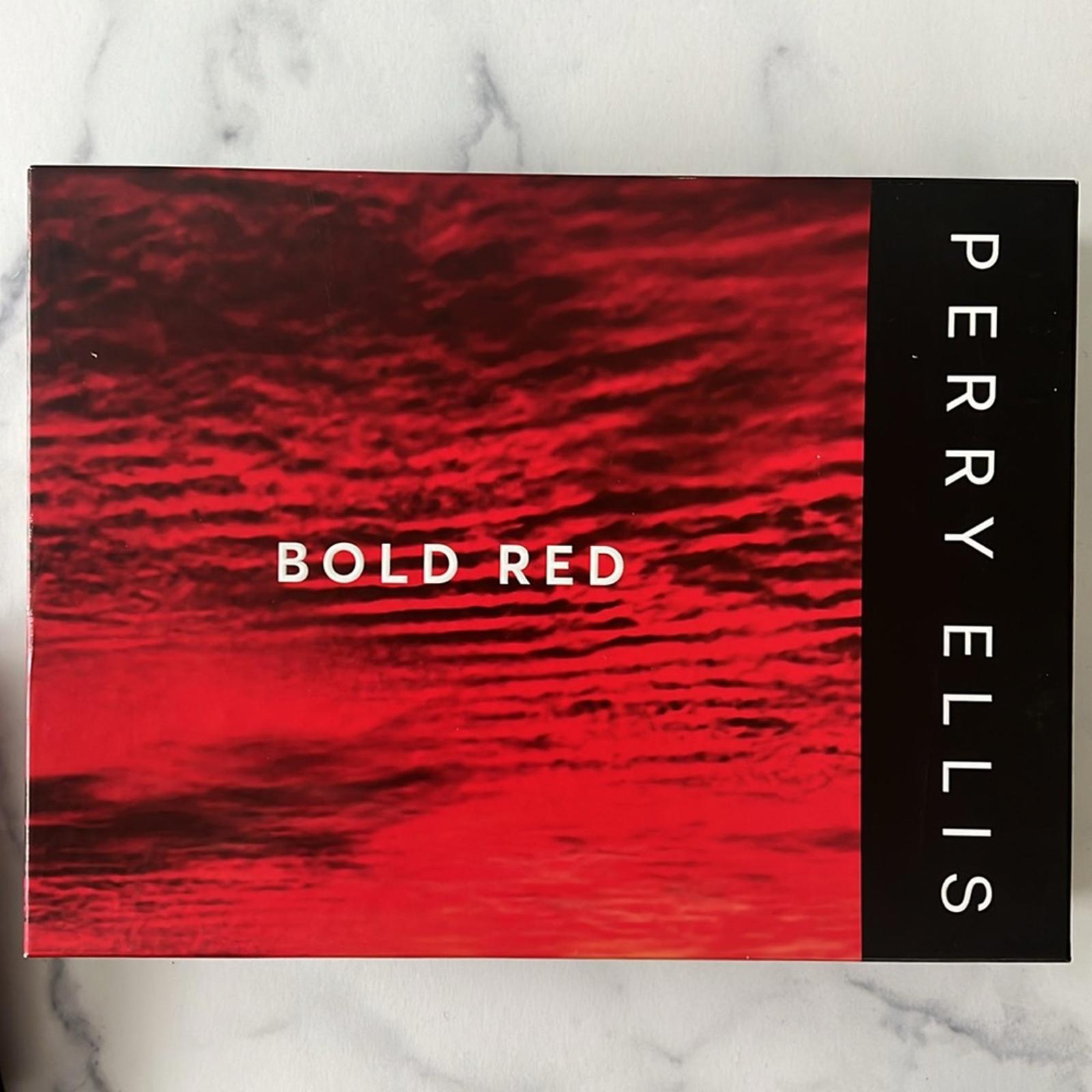 Perry Ellis 4-Piece Set BOLD RED For Men, New in Box