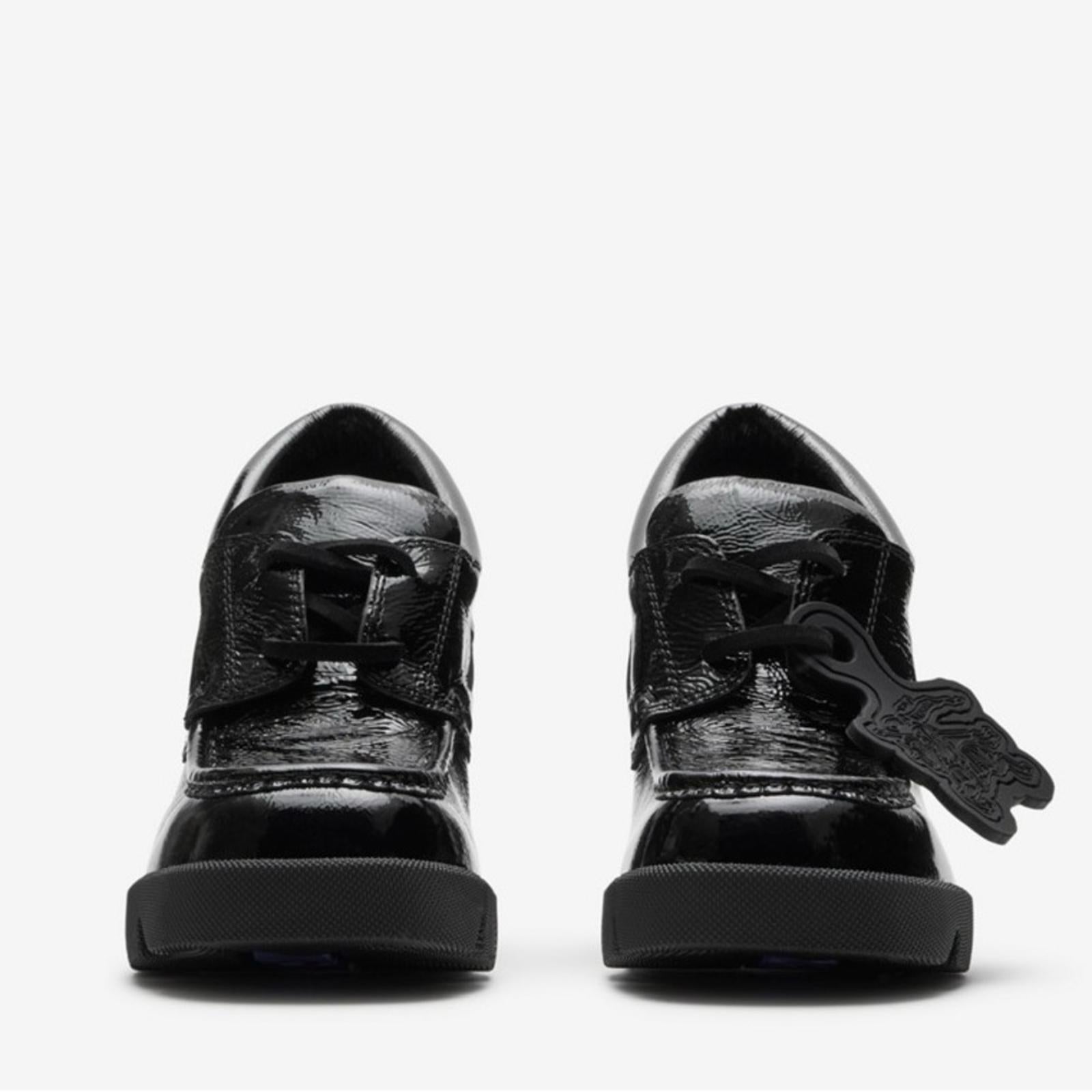 Burberry Leather Stride Loafers in Black, Size 37.5 NEW in Box w/DustBag $1150