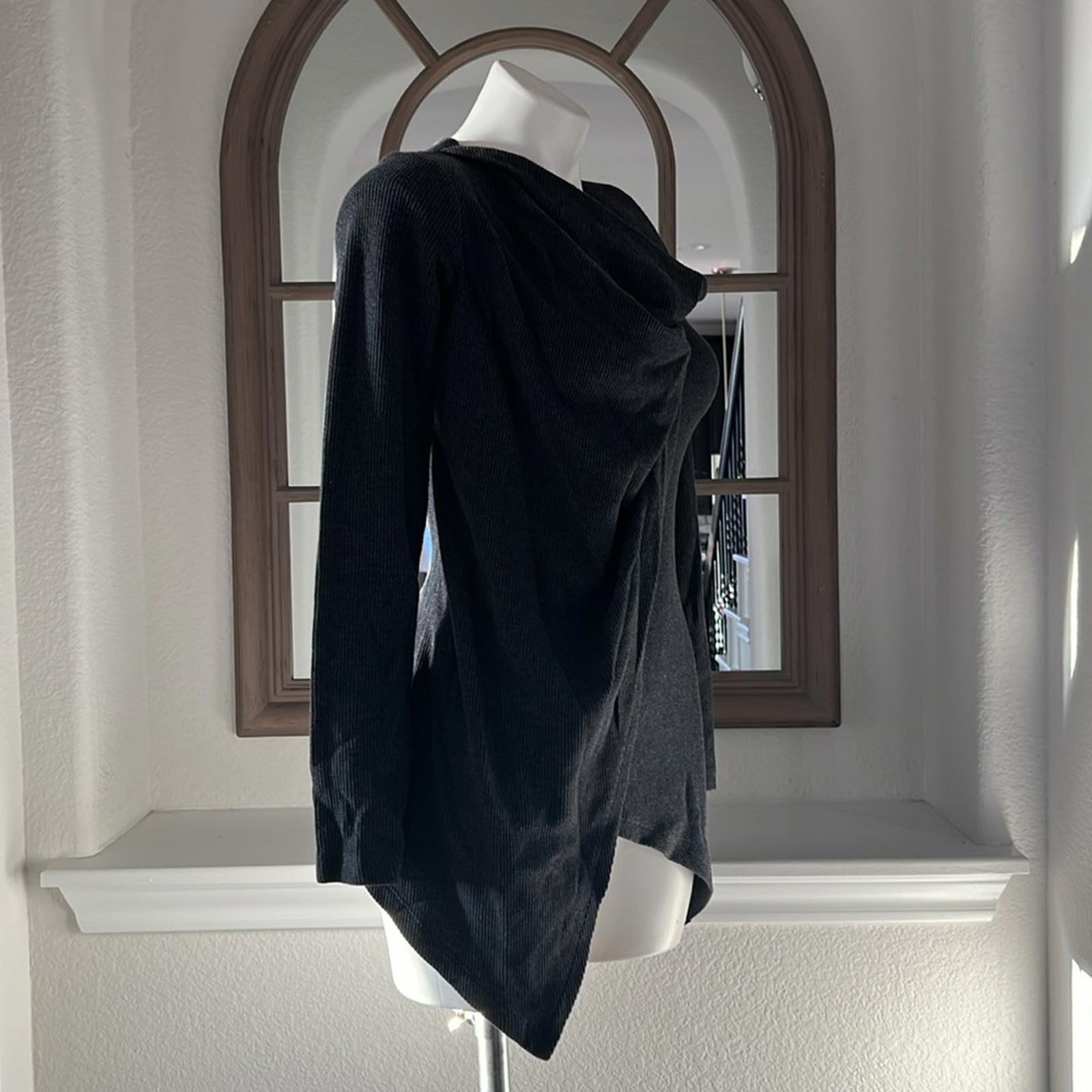 Marc New York Long Sleeve Asymmetrical Thermal Tunic  in Gray Size S EXCELLENT!