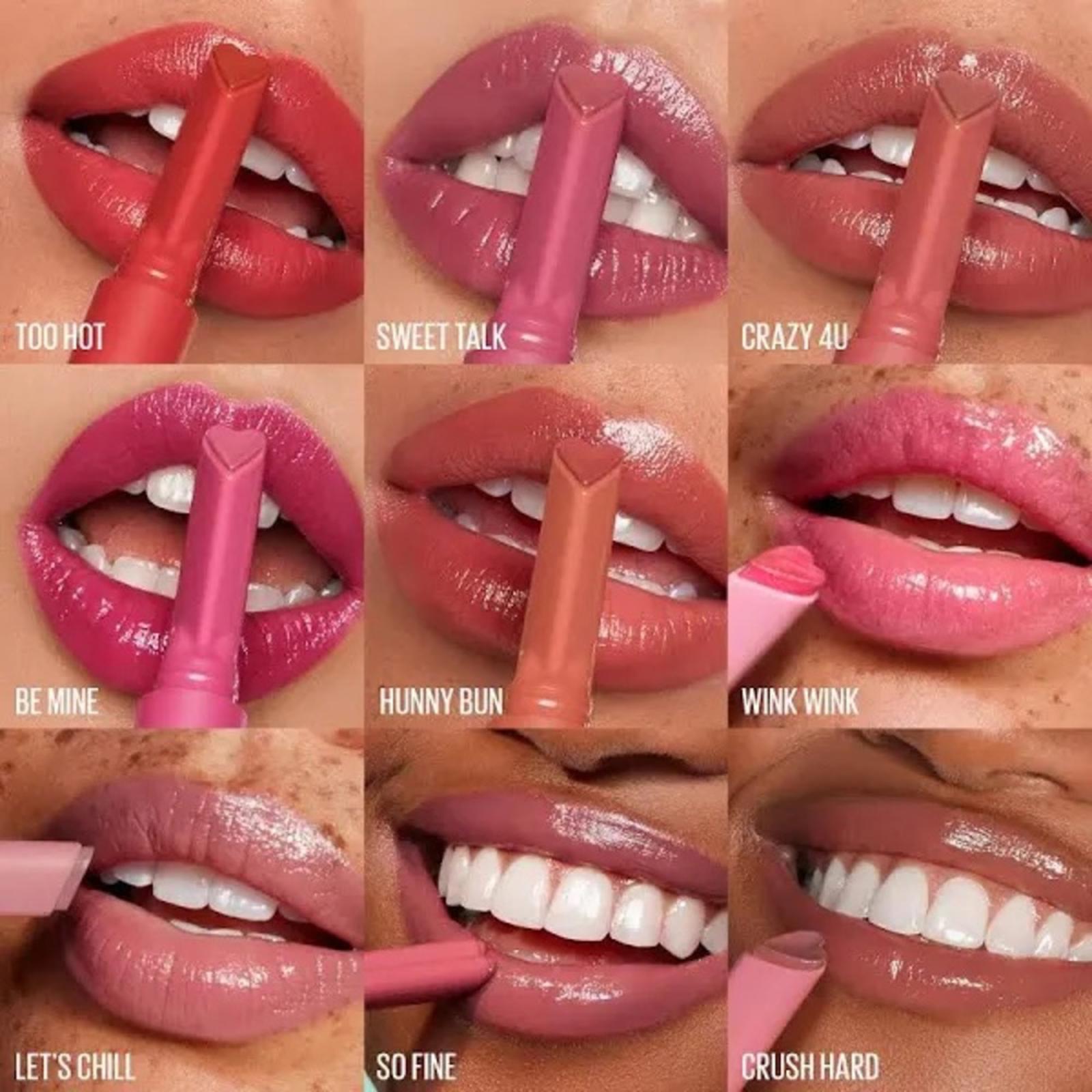 Kaja Heart Melter Lip Gloss Stick, Hunny Bun NEW