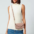 Michael Kors Jet Set Charm Envelope Phone Crossbody, Soft Pink New w/Tag $198