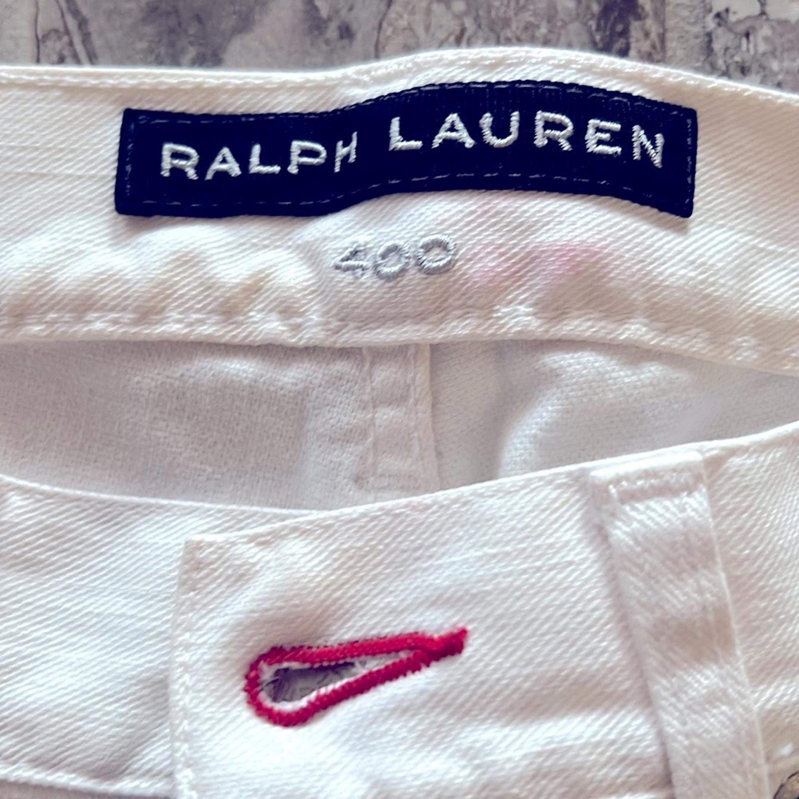 Ralph Lauren Black Label Jeans in White Retail $690