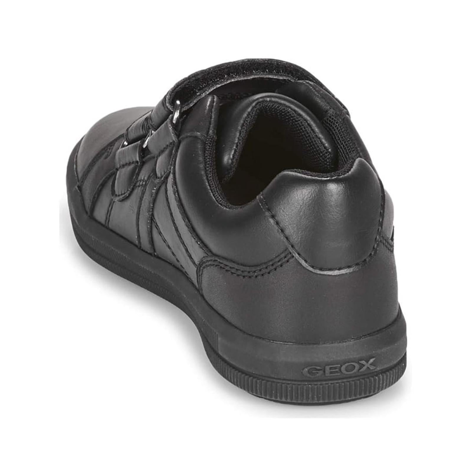 Geox Boys' J Arzach Boy G Trainers in Black, Size 3.5, NEW in Box