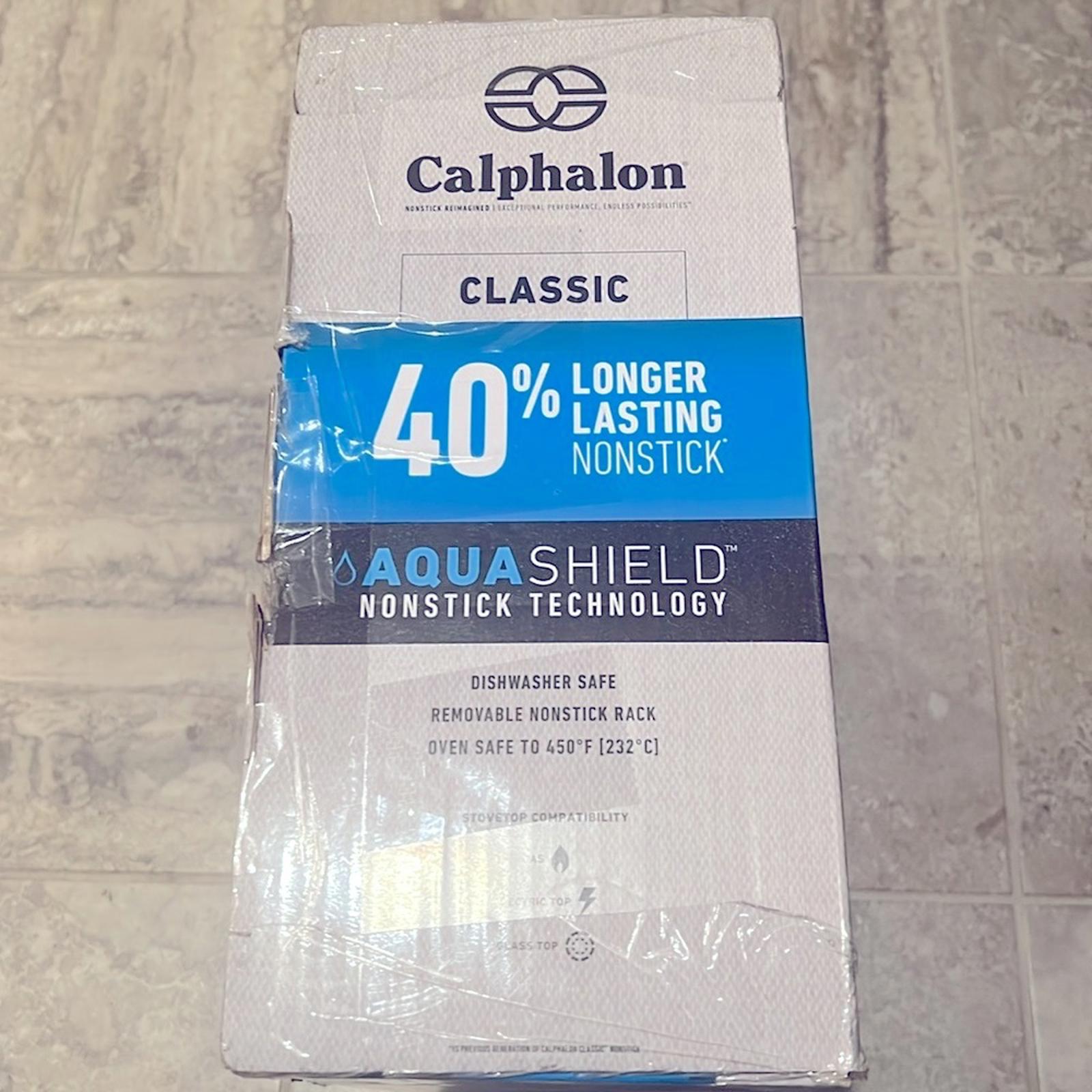 Calphalon Nonstick with AquaShield 16" Roaster w/Rack, 40% Longer Lasting NEW