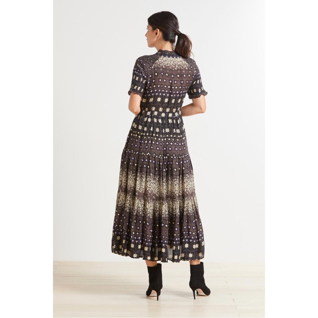 Free People Rare Feeling Printed Maxi Dress Brown Size M New w/Tag $148 SOLD OUT