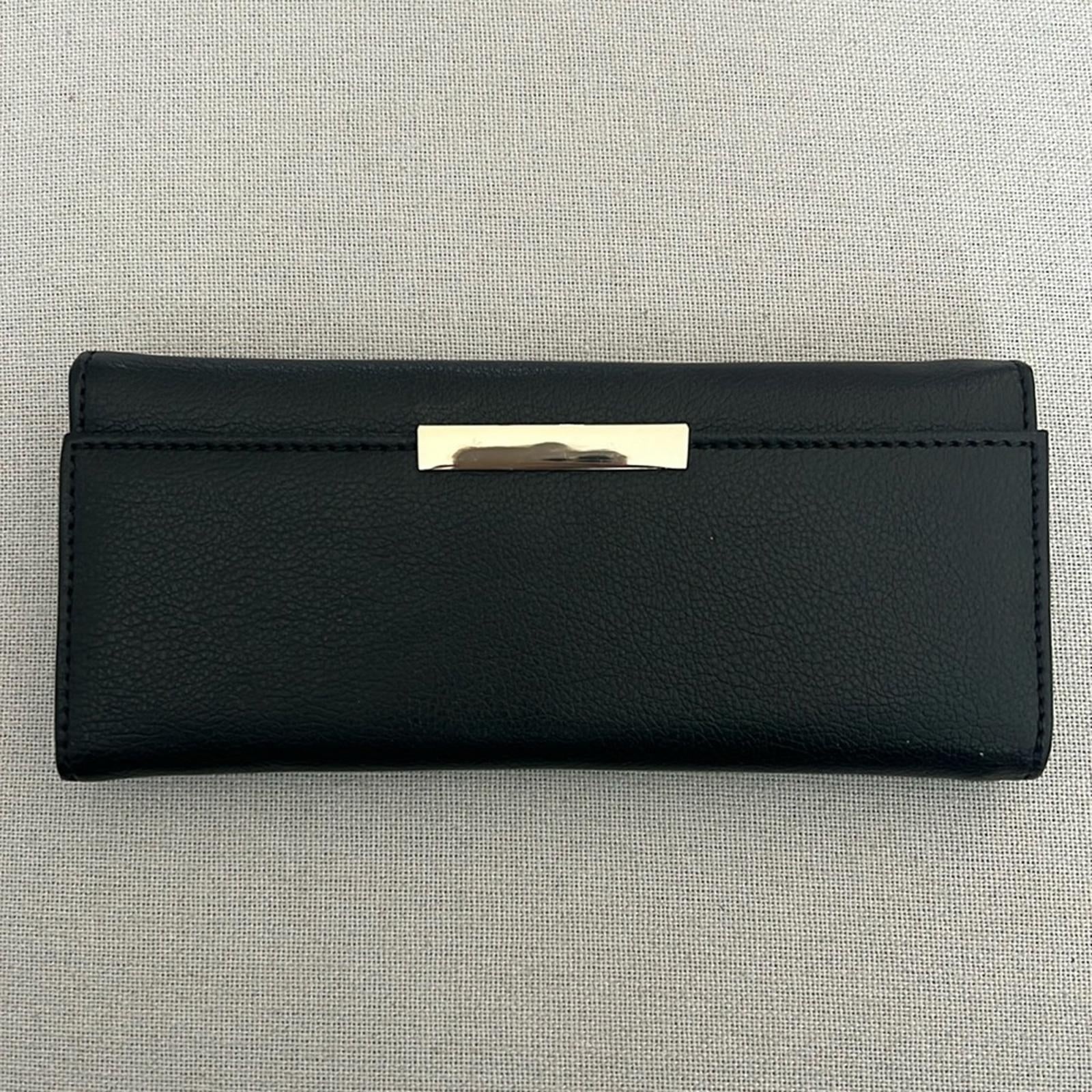 R.H. Macy&Co. Pebble Leather Travel Jewelry Wallet in Black, New w/Tag