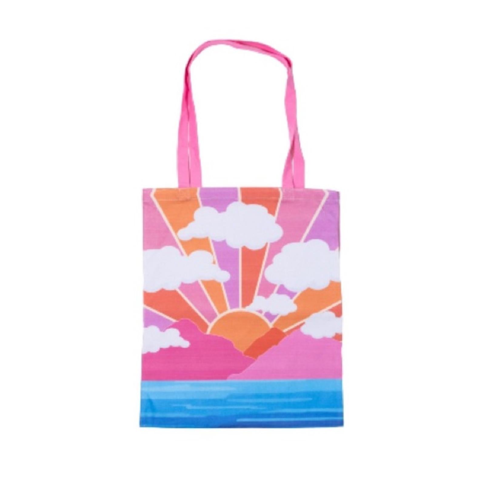 Skinnydip London Canvas Medium Tote Bag, Sunset Multi New w/Tag