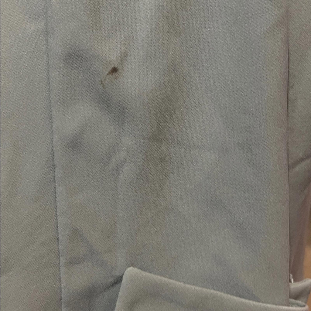 Calvin Klein Infinite Stretch Open-Front Blazer in Grey, Size 6, Retail $139