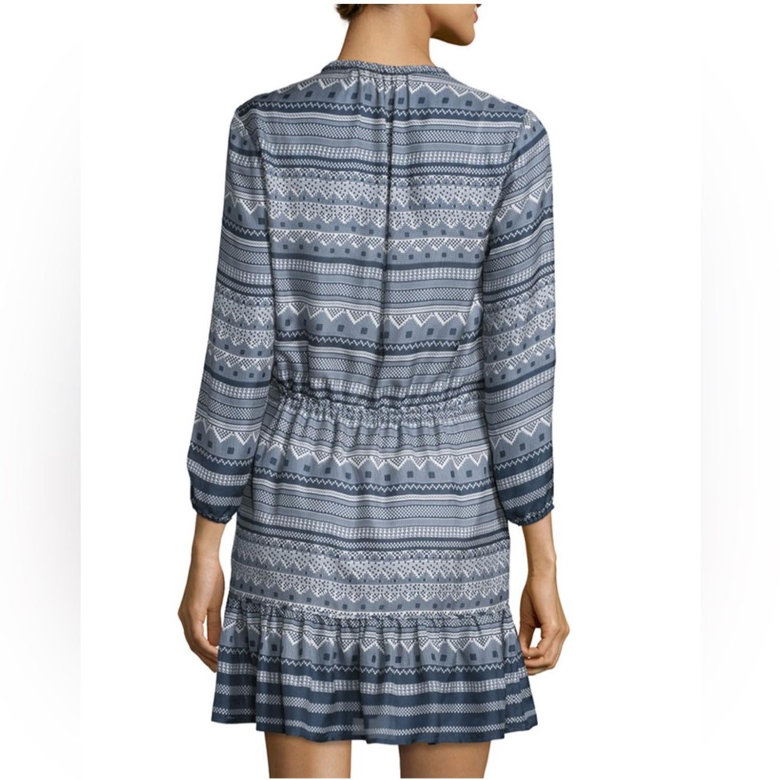 Veronica Beard Agathe Silk Multipattern Dress, Size 8 Retail $595 (Excellent)