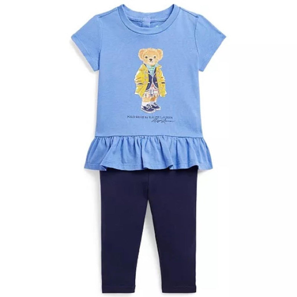 Polo Ralph Lauren Polo Bear Top and Leggings, 2 Piece Set NWT, Size 24M