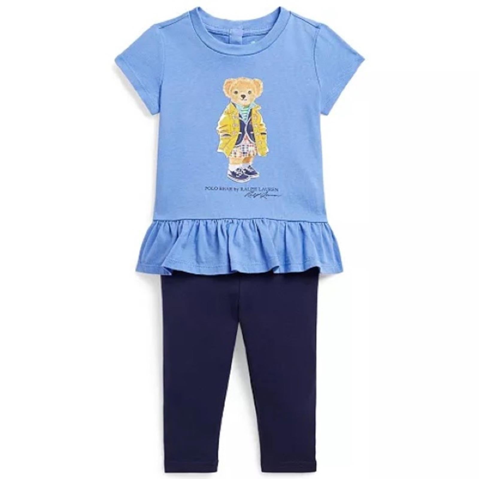 Polo Ralph Lauren Polo Bear Top and Leggings, 2 Piece Set NWT, Size 24M
