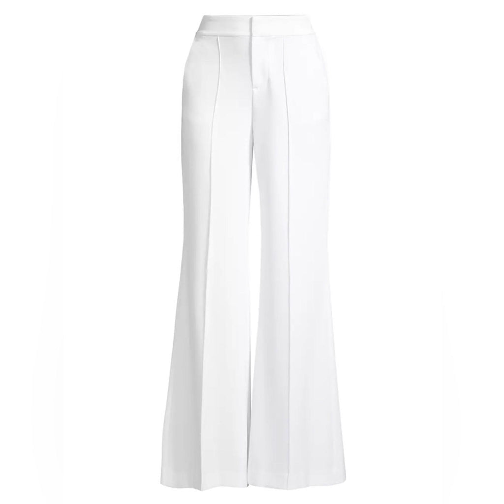NWT Alice + Olivia Dylan High-Waist Wide-Leg Pants, Size 6 New w/Tag Retail $295