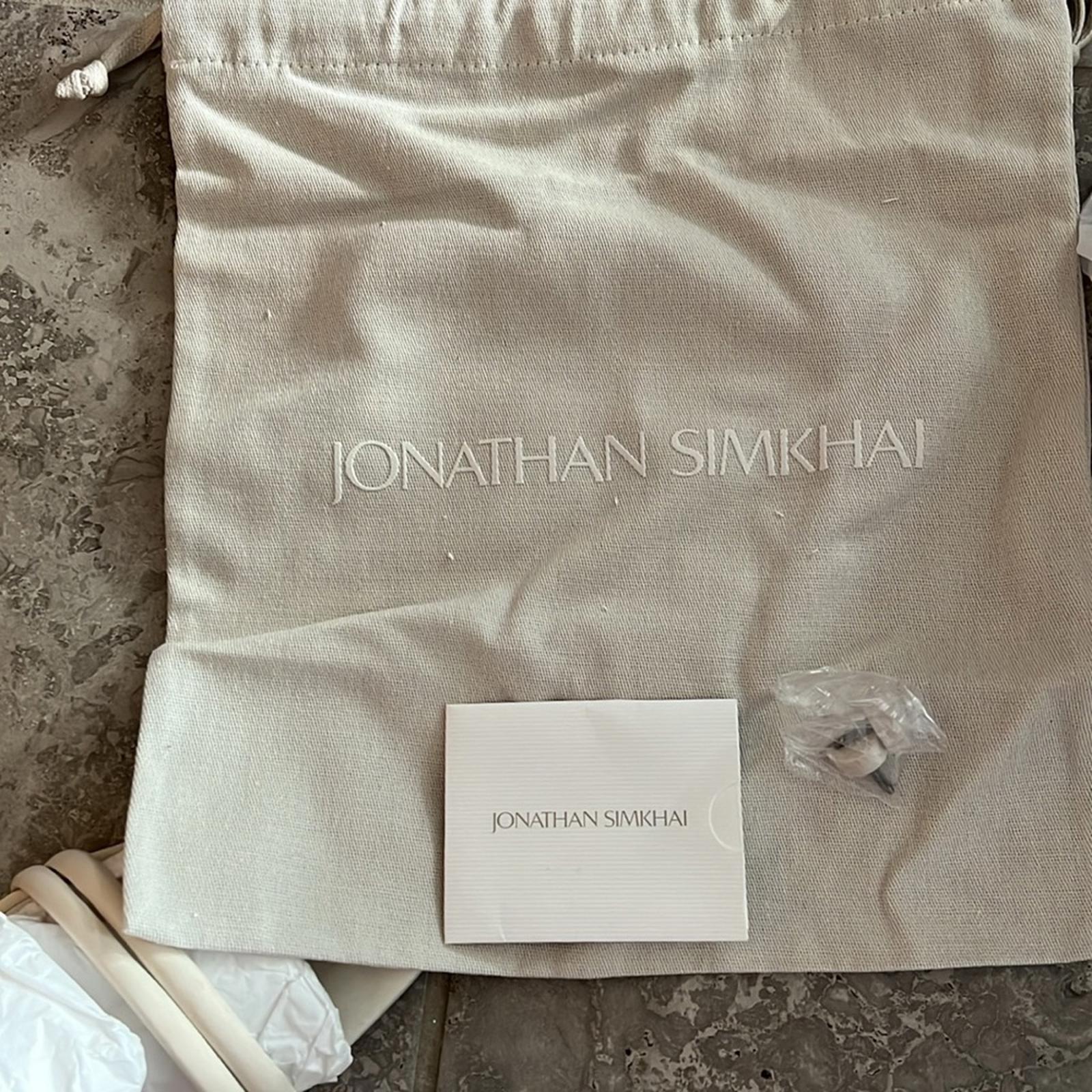 Jonathan Simkhai Revolve Cassie Crystal Strappy Sandal in Ivory, Size EU 41 $595