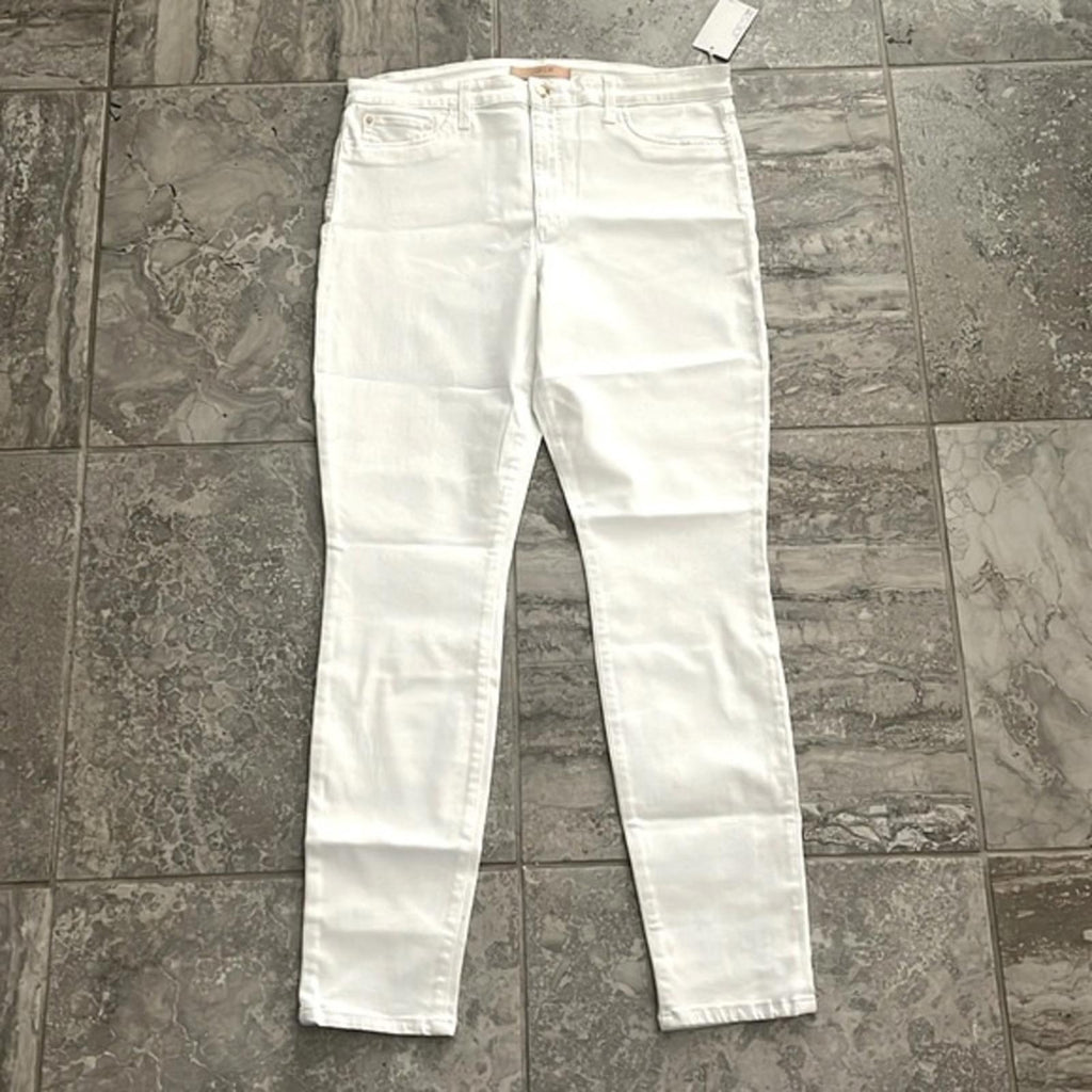 JOE’S The Charlie High Rise Skinny Jeans, White, Size 34 New w/Tag