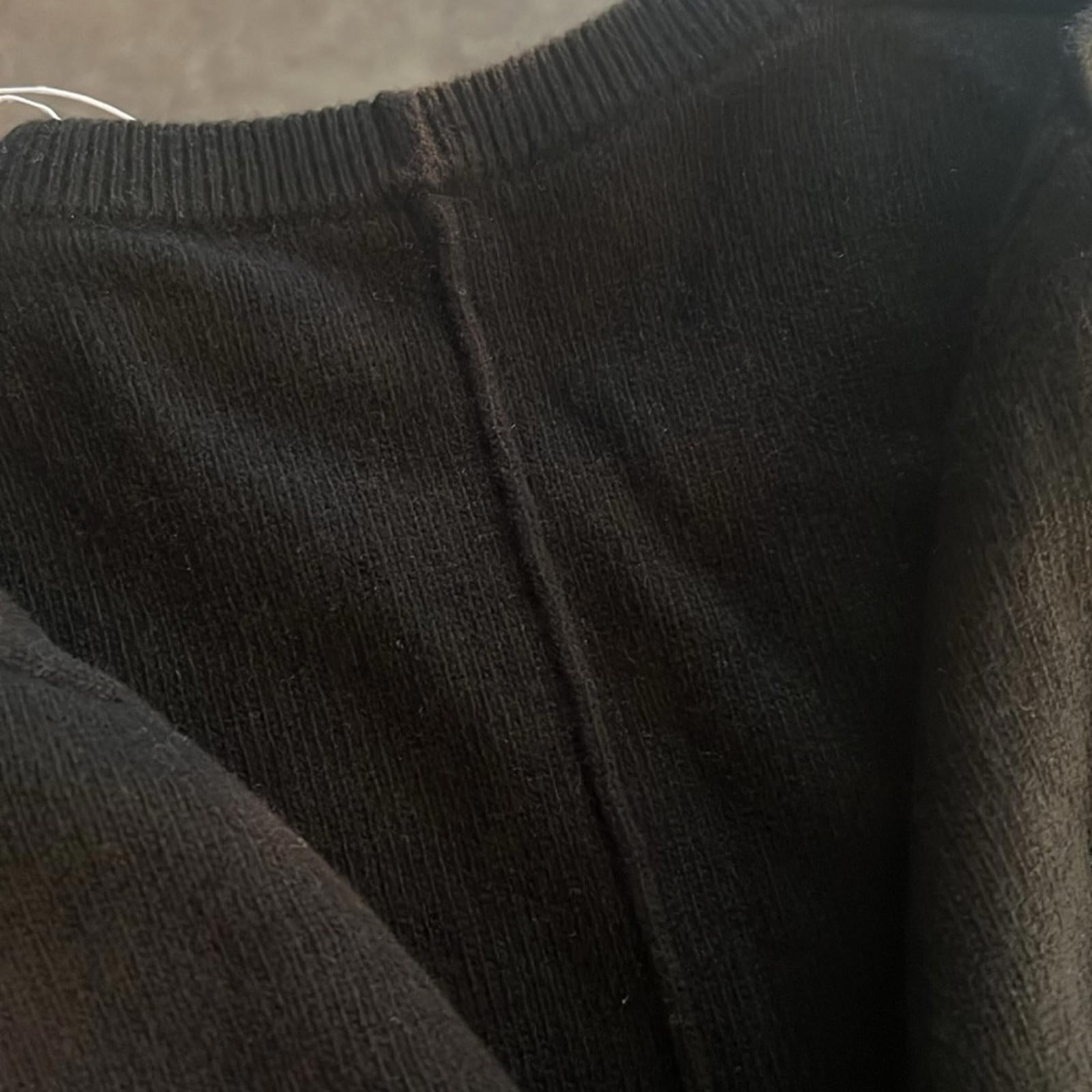 NEW Helmut Lang Cashmere Blend Kurt Crewneck Sweater Black Size S New w/Tag $375