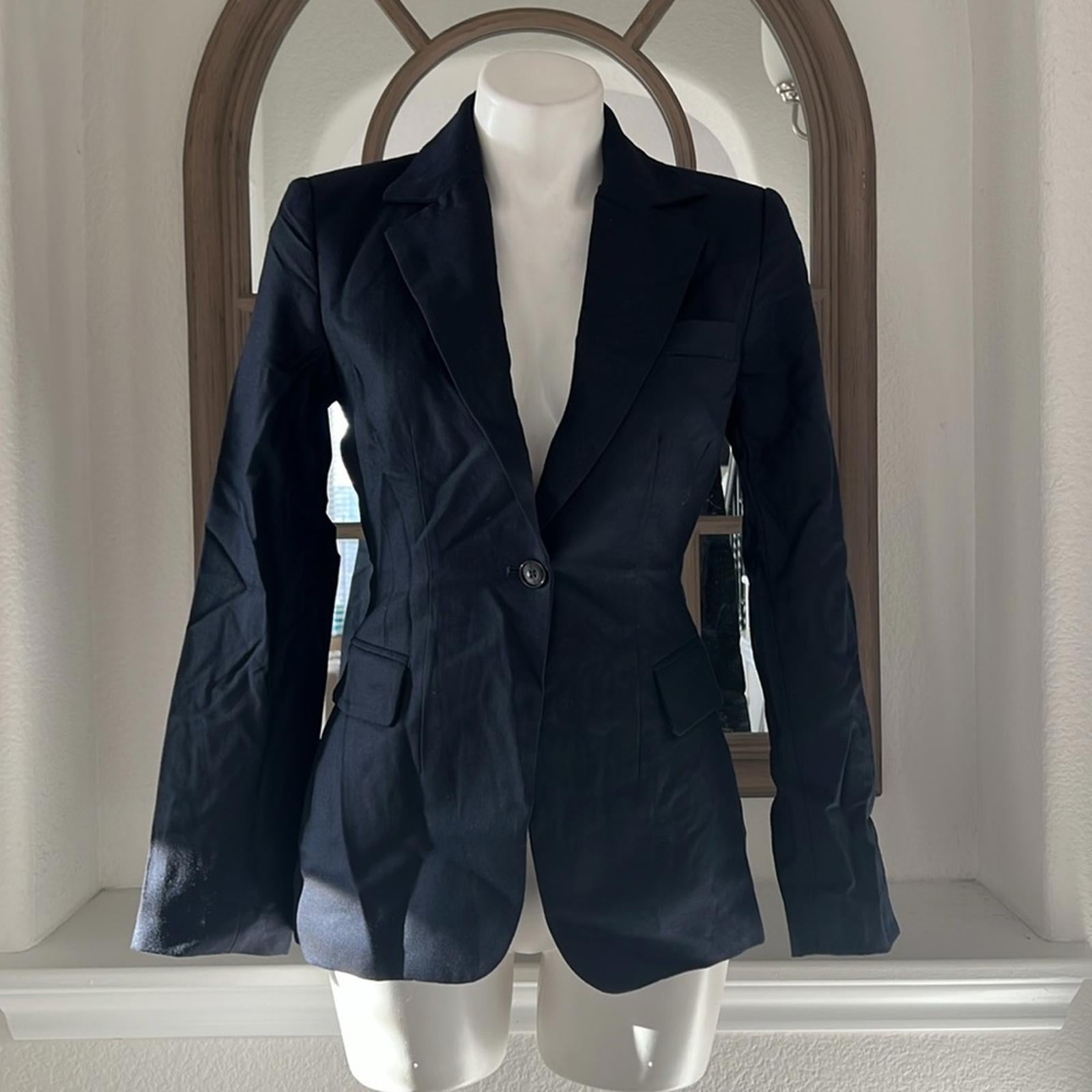 Billie the Label Jamie Blazer in Midnight, Size XS NEW w/Tag