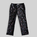 Lena Gabrielle Pull-On Stretch Pants in Black Multi, Size 14 Retail $120