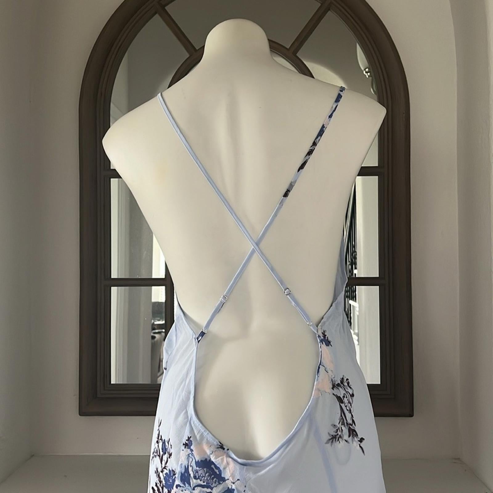 NEW Free People Intimately Getting Out Slip Ruffle Hi-Low Dress XS New w/o Tag