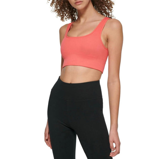 DKNY Support Yoga Boat Neck Running Bra, Calypso, Size S New w/Tag