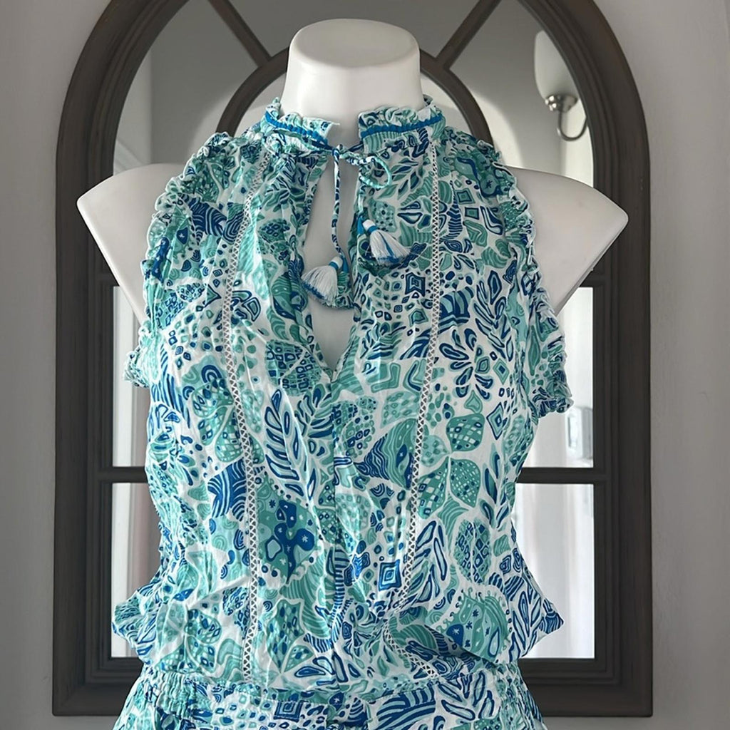 Poupette St. Barth Clara Sleeveless Mini Dress, Revolve* Size M New w/Tag