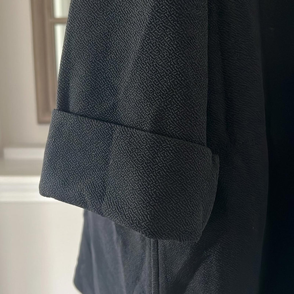 KASPER Plus Size Open-Front Cardigan in Black, Size 1X New w/Tag $109