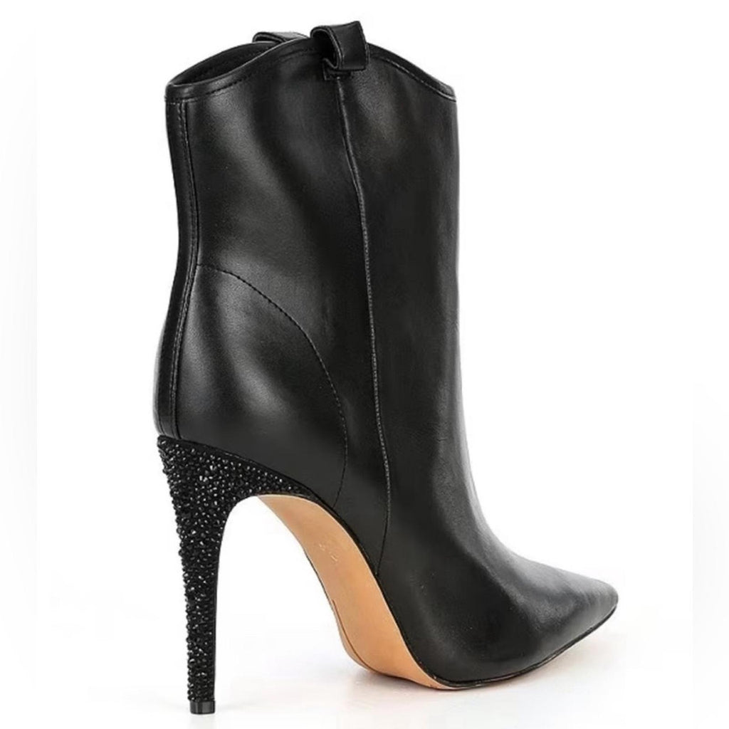 Karl Lagerfeld Paris Clea Stilleto Bootie in Black Size 6.5 New in Box