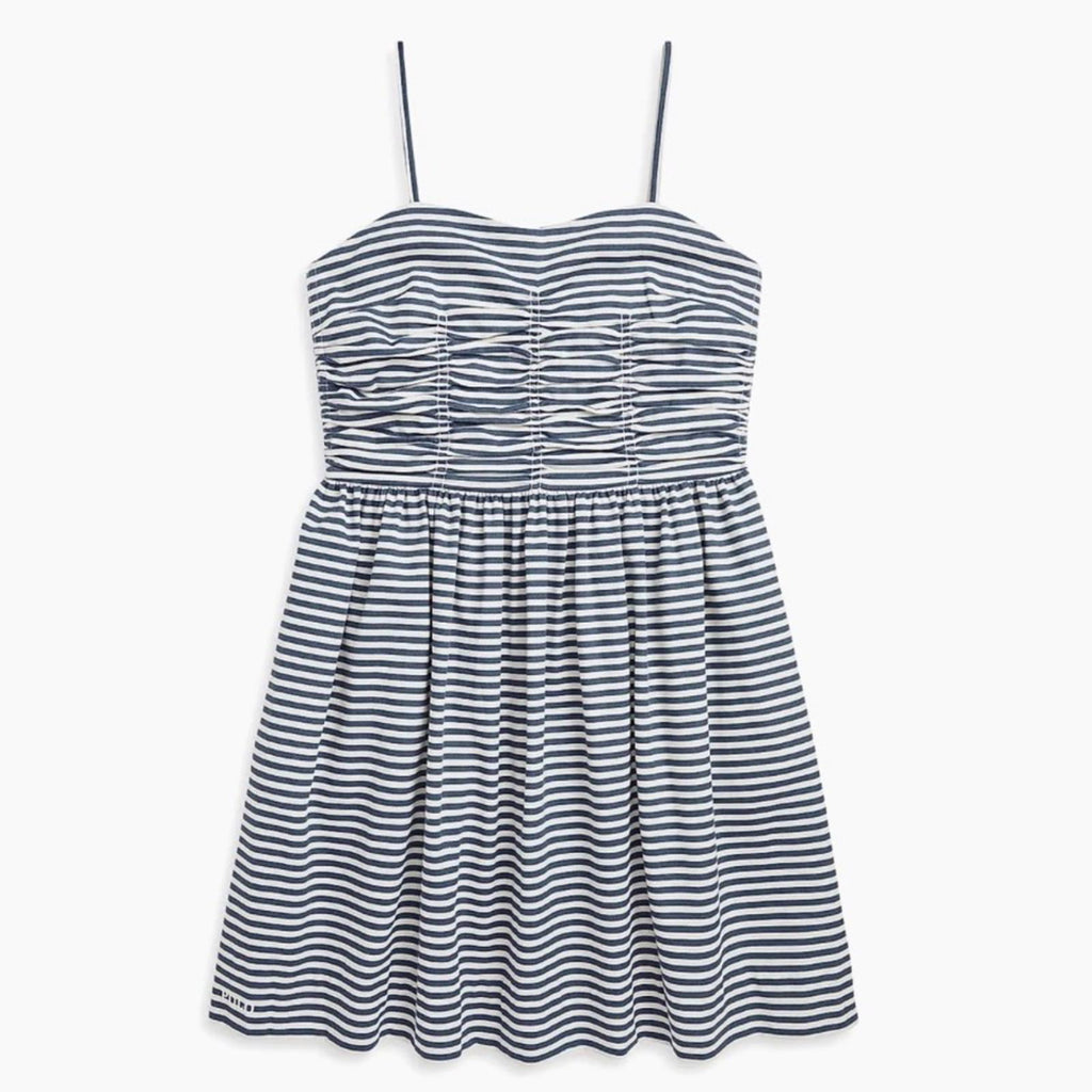 Polo Ralph Lauren Girl's Striped Cotton Sleeveless Dress in Blue, Size 10, NWT