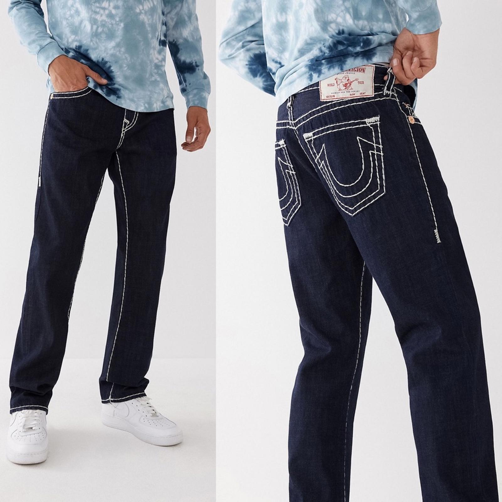 True Religion Men's Jeans Ricky Straight Leg, Size 31 New w/Tag Retail $259