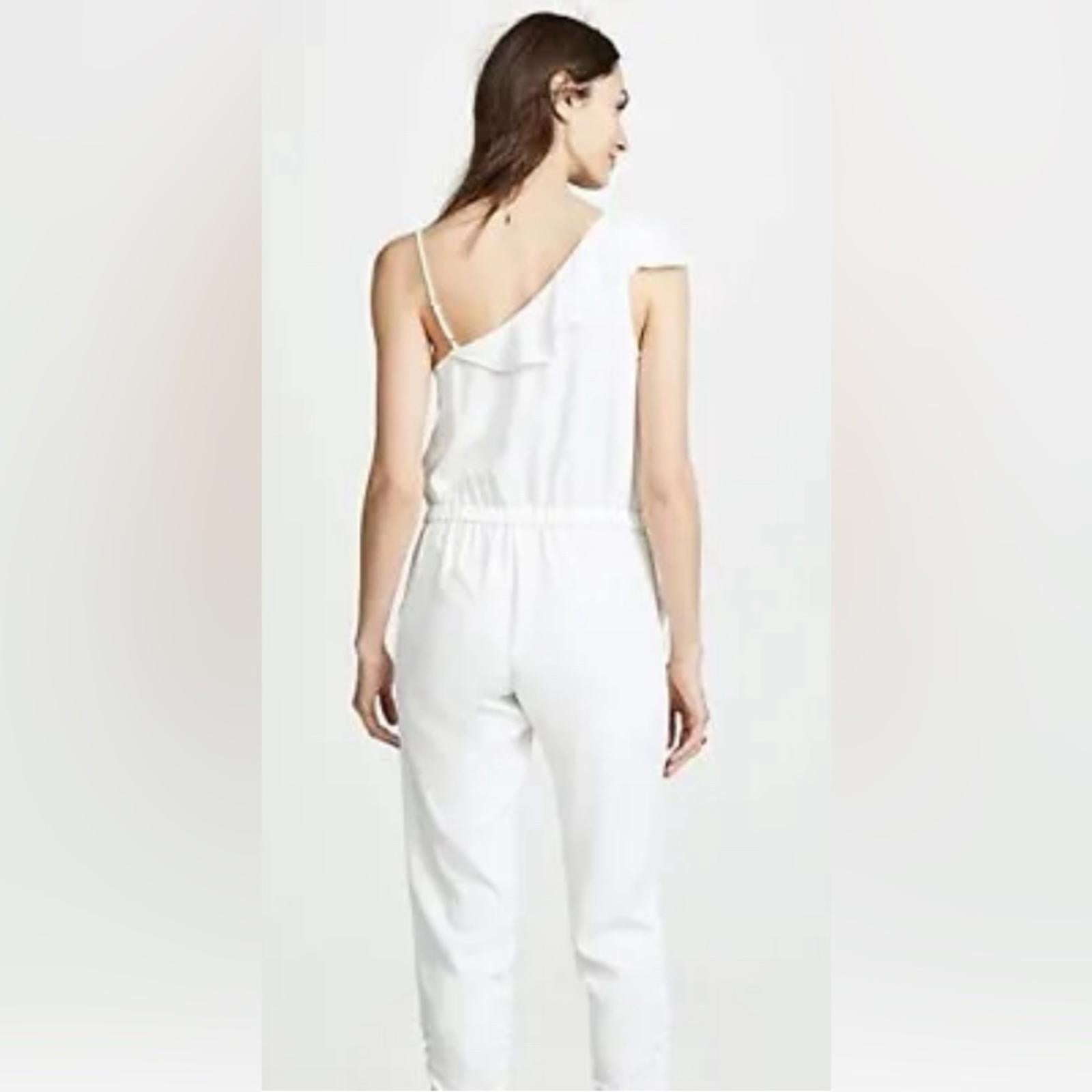 NWT Parker Addison Revolve Asymmetrical Jumpsuit in White, New w/Tag Retail $278