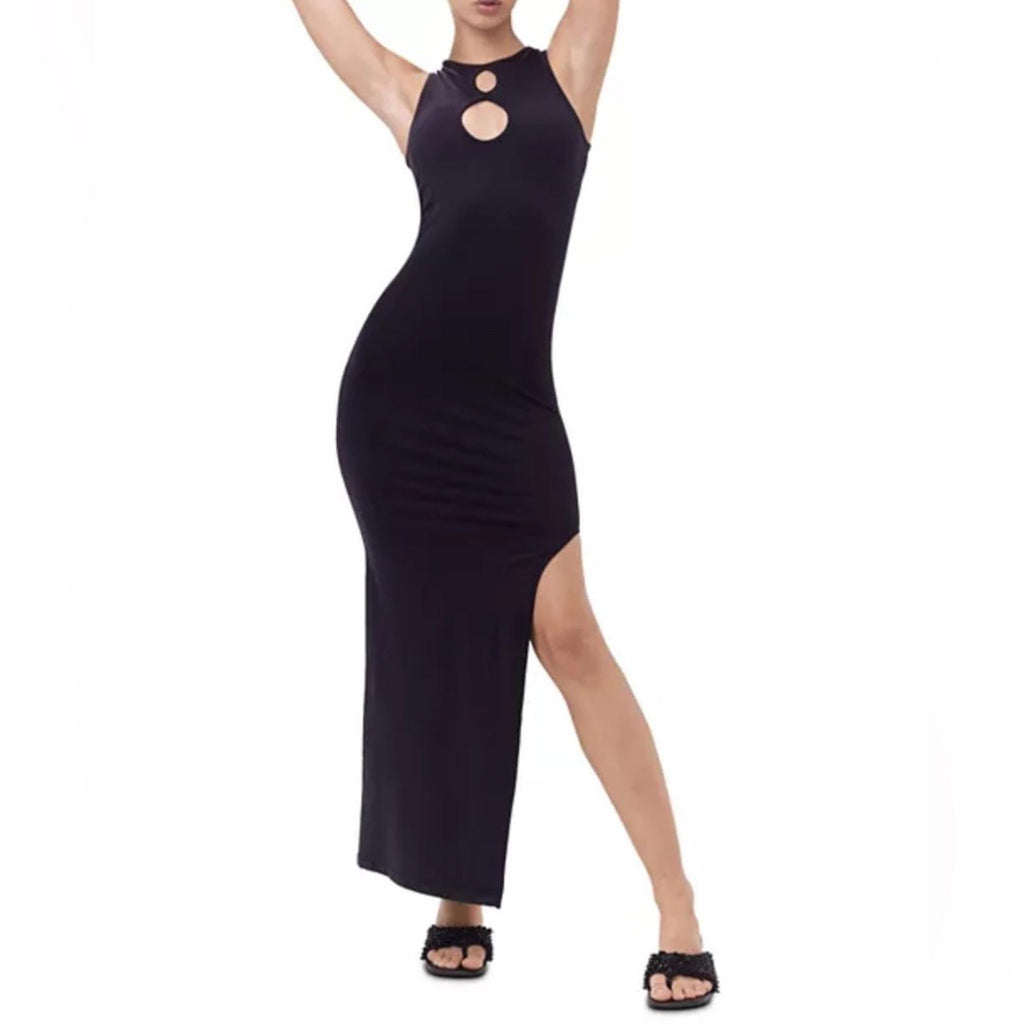 Simon Miller Cut Out Maxi Dress in Black, NWT, Size XS/S