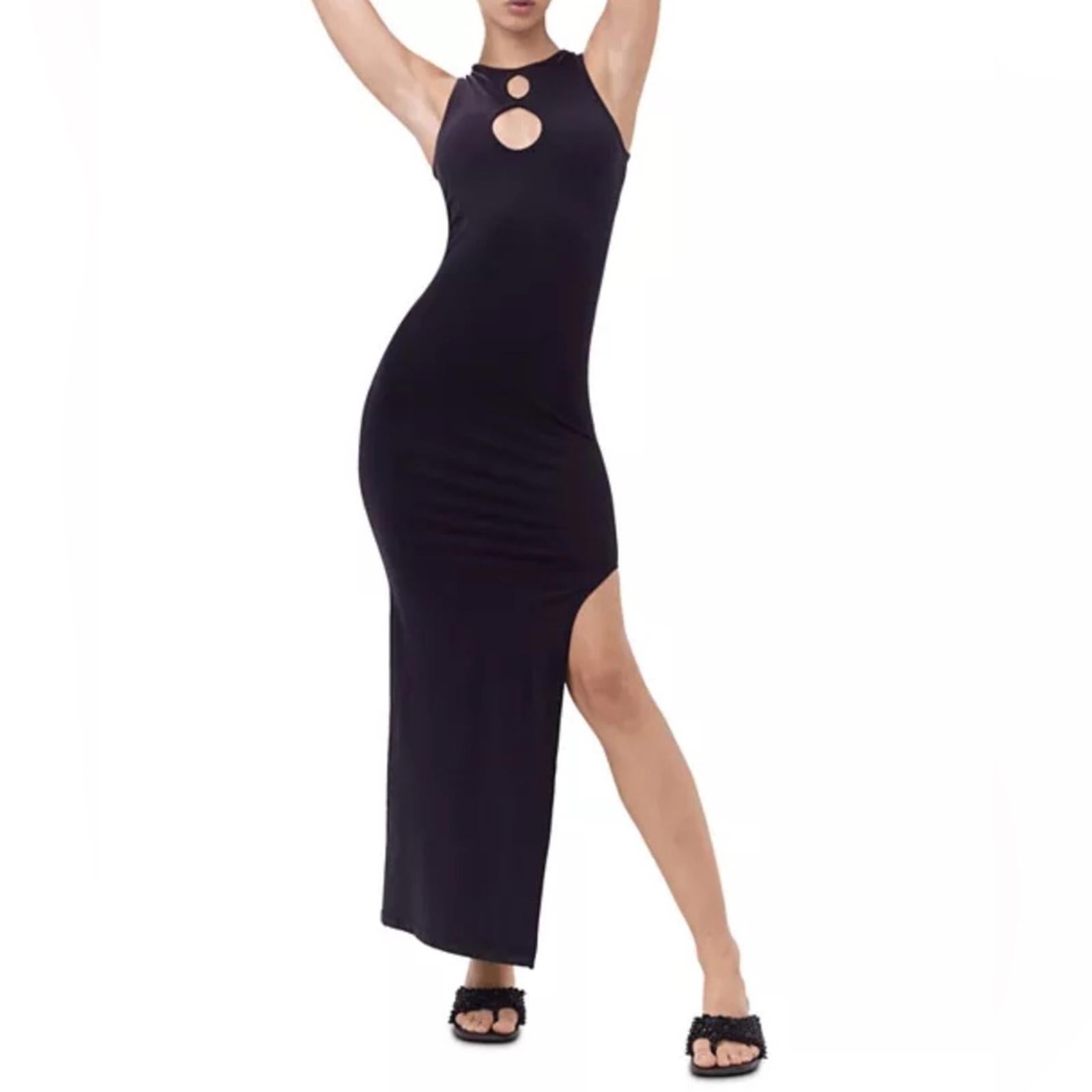 Simon Miller Cut Out Maxi Dress in Black, NWT, Size XS/S