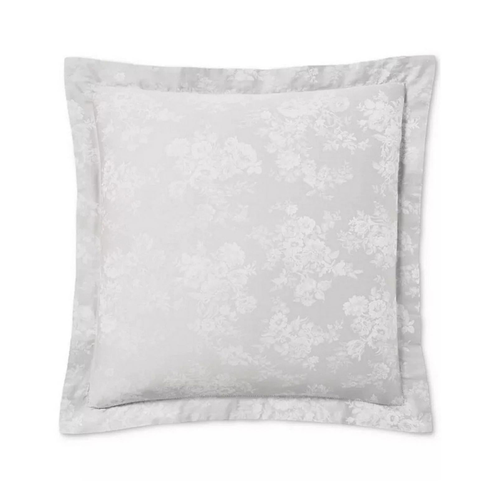 Lauren Ralph Lauren Mya Jacquard Weave Cotton Euro Sham in White, NWT $170