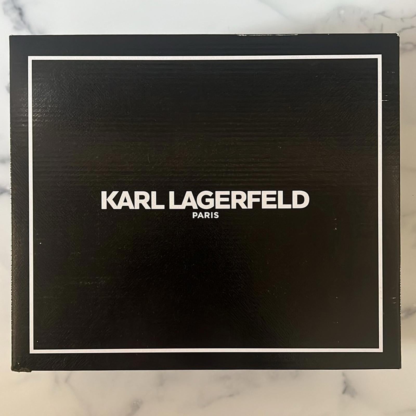 Karl Lagerfeld Paris Clea Stilleto Bootie in Black Size 6.5 New in Box