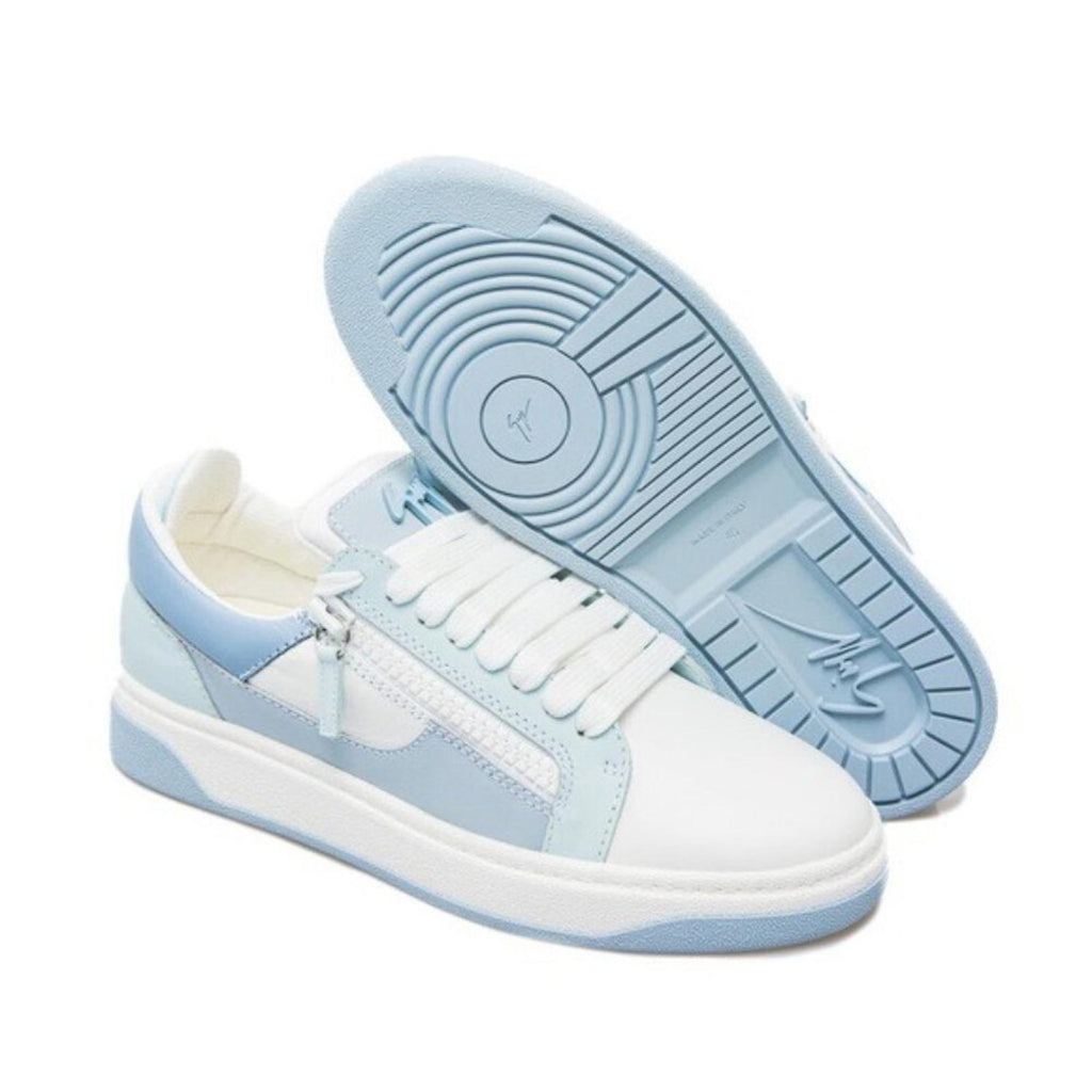 Giuseppe Zanotti Colorblock Leather Double-Zip Sneakers, Size EU 43 New SOLD OUT