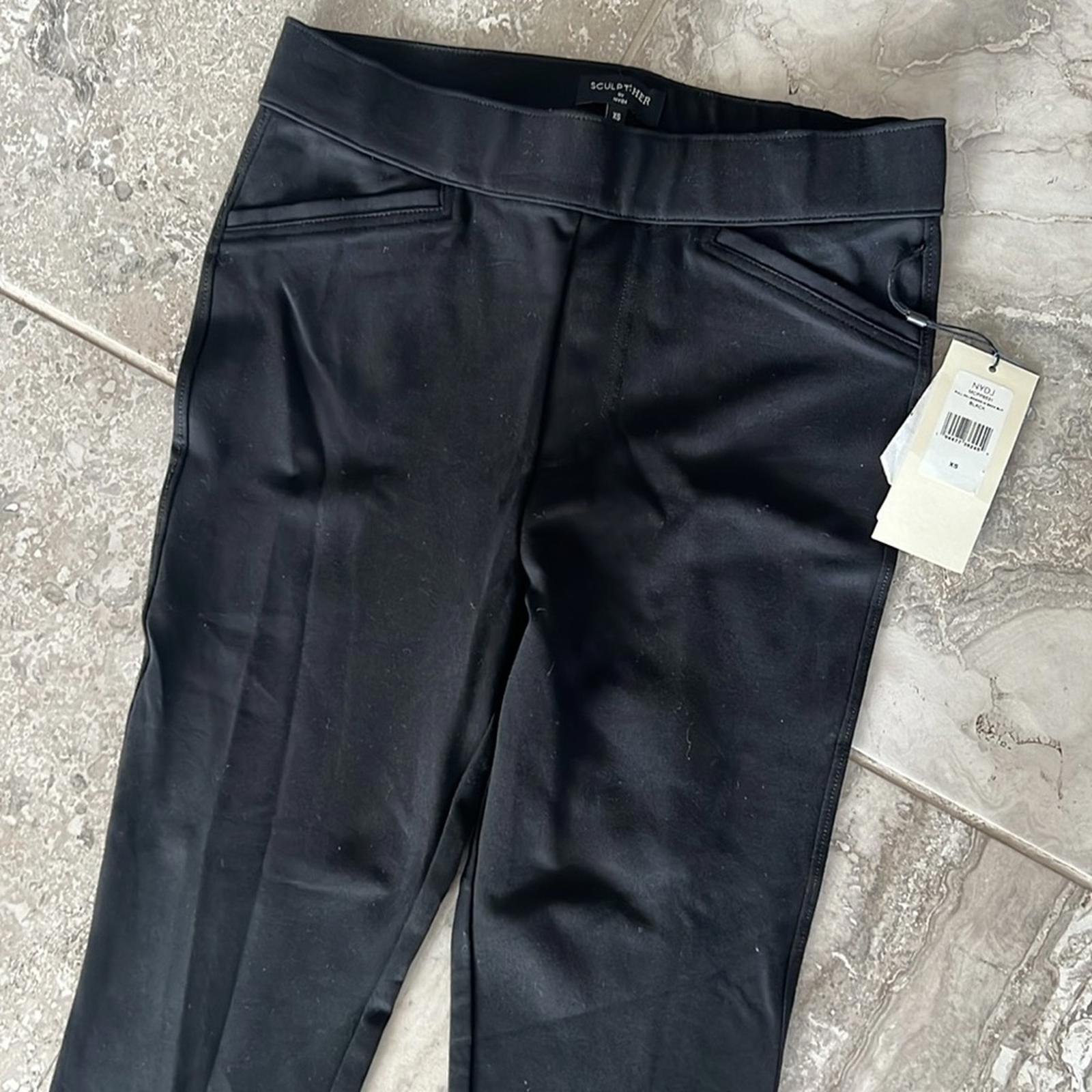 SCULPT-HER by NYDJ Ponte Ankle Leggings in Black, Size XS New w/Tag